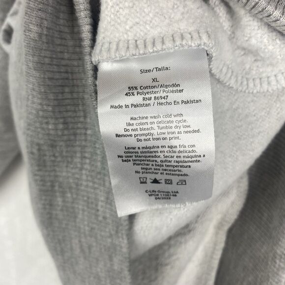 The Smurfs Graphic Print Sweater Adult Extra Large Gray Hoodie Sweatshirt - Picture 9 of 9